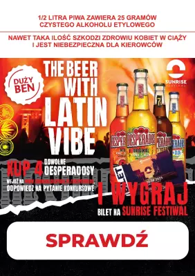 Duży Ben - gazetka promocyjna Desperados konkurs od czwartku 12.06 do środy 02.07