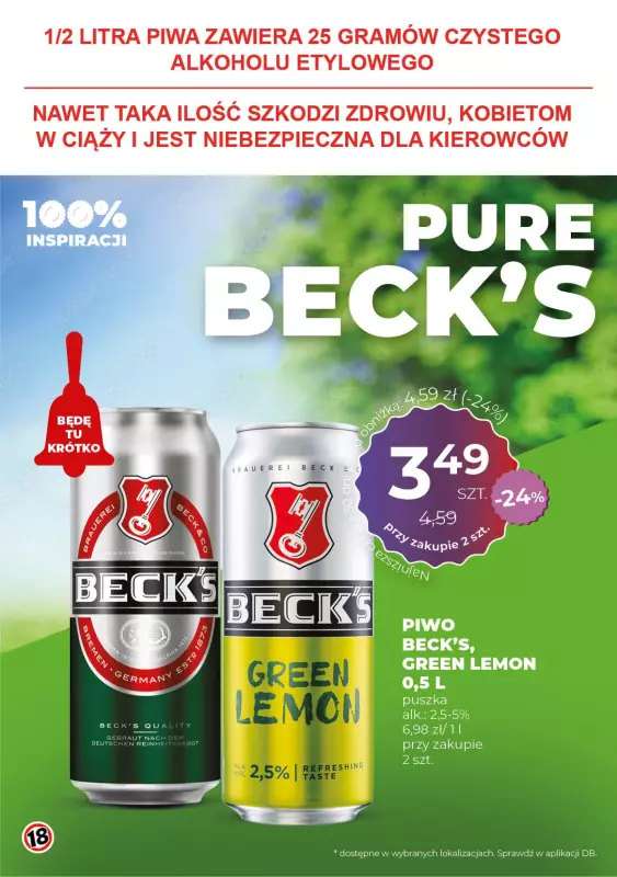 Duży Ben - gazetka promocyjna Gazetka piwna od środy 18.06 do wtorku 01.07 - strona 17
