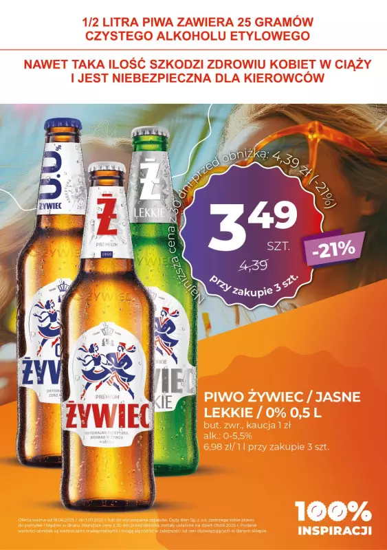 Duży Ben - gazetka promocyjna Gazetka piwna od środy 18.06 do wtorku 01.07 - strona 29