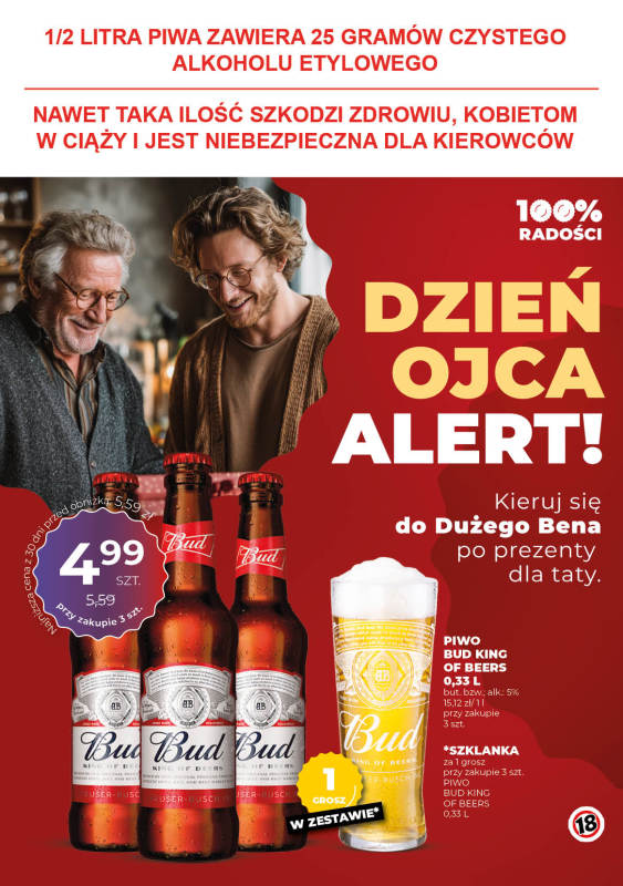 Duży Ben - gazetka promocyjna Gazetka piwna od środy 18.06 do wtorku 01.07 - strona 19