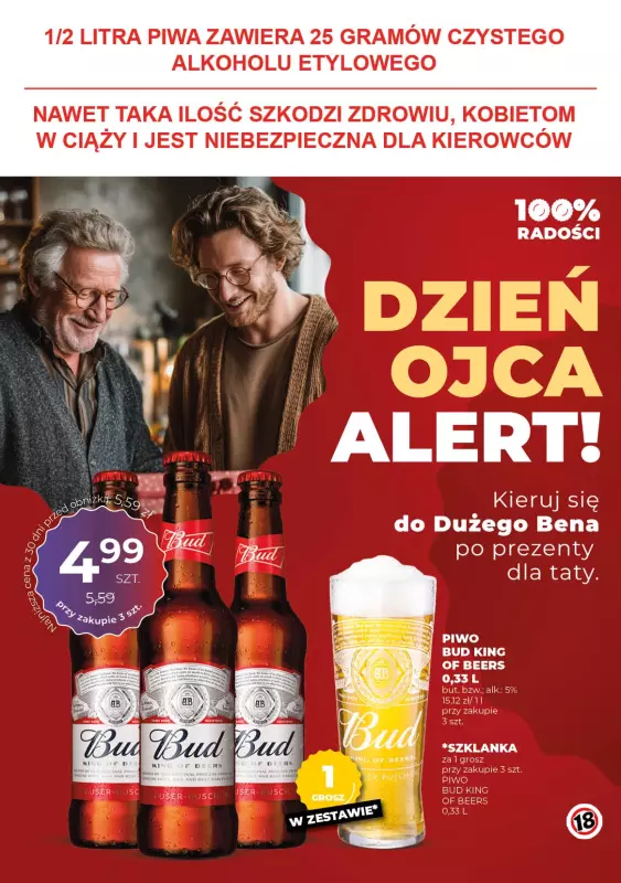 Duży Ben - gazetka promocyjna Gazetka piwna od środy 18.06 do wtorku 01.07 - strona 19