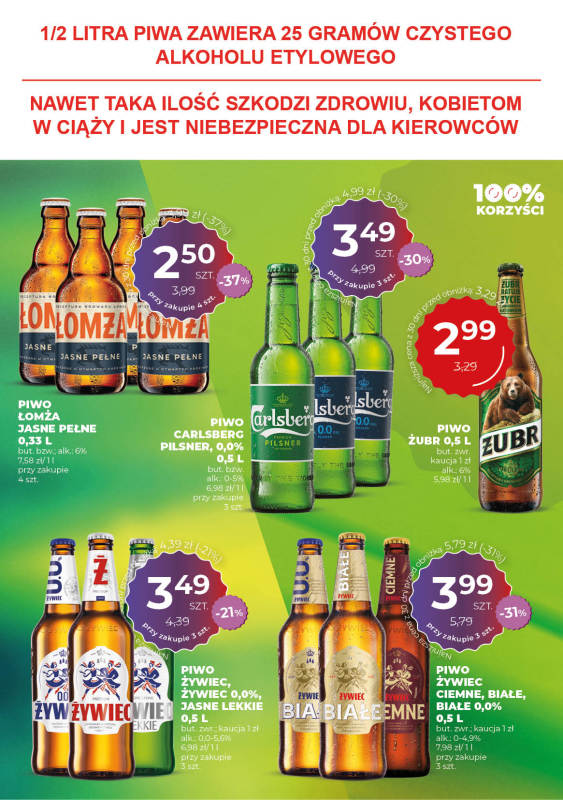 Duży Ben - gazetka promocyjna Gazetka piwna od środy 18.06 do wtorku 01.07 - strona 14