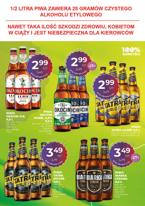 Duży Ben - gazetka promocyjna Gazetka piwna od środy 18.06 do wtorku 01.07 - strona 15