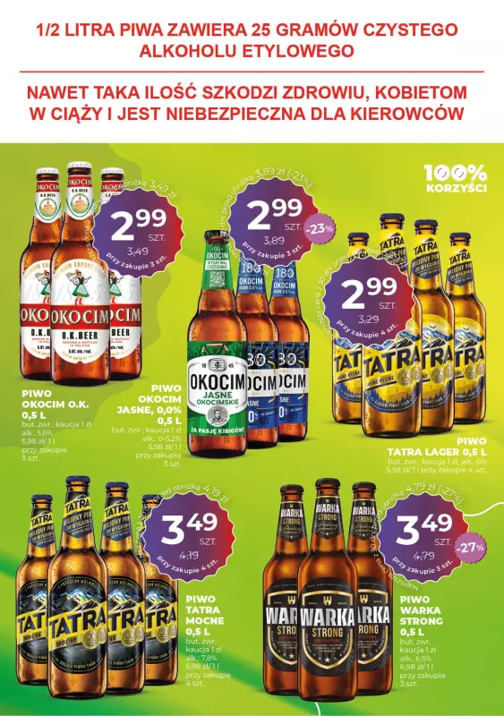 Duży Ben - gazetka promocyjna Gazetka piwna od środy 18.06 do wtorku 01.07 - strona 15