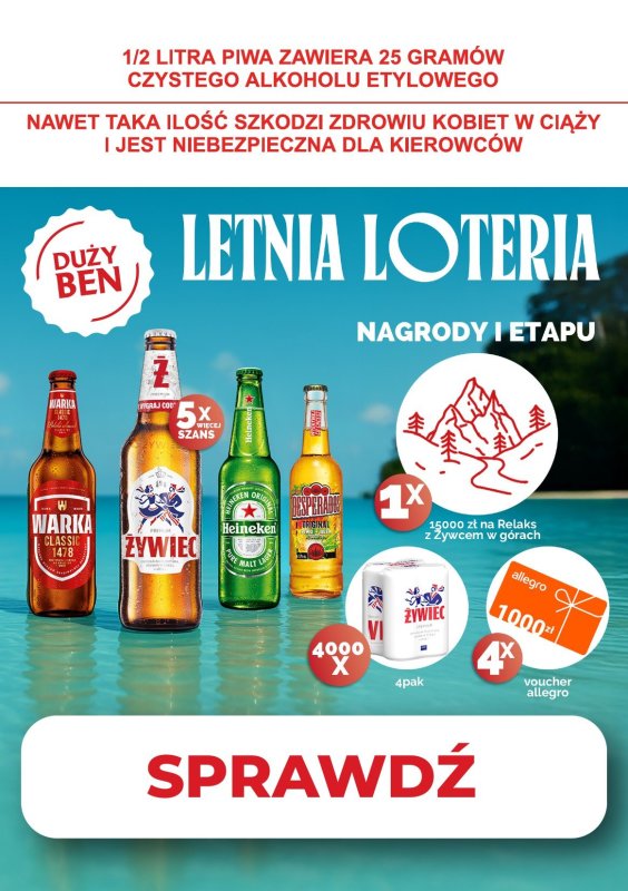 Duży Ben - gazetka promocyjna Letnia loteria od środy 25.06 do niedzieli 13.07