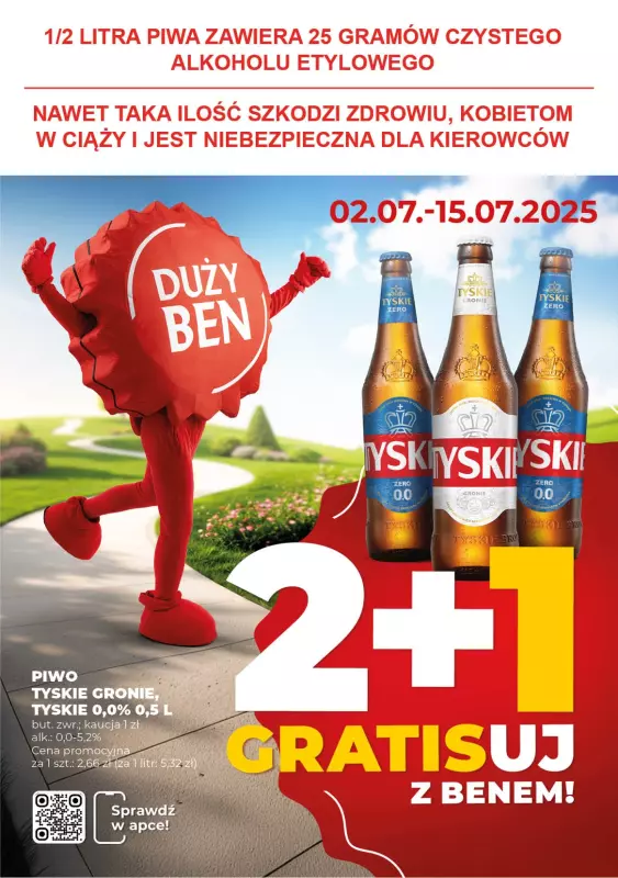 Duży Ben - gazetka promocyjna Gazetka piwna od środy 02.07 do wtorku 15.07