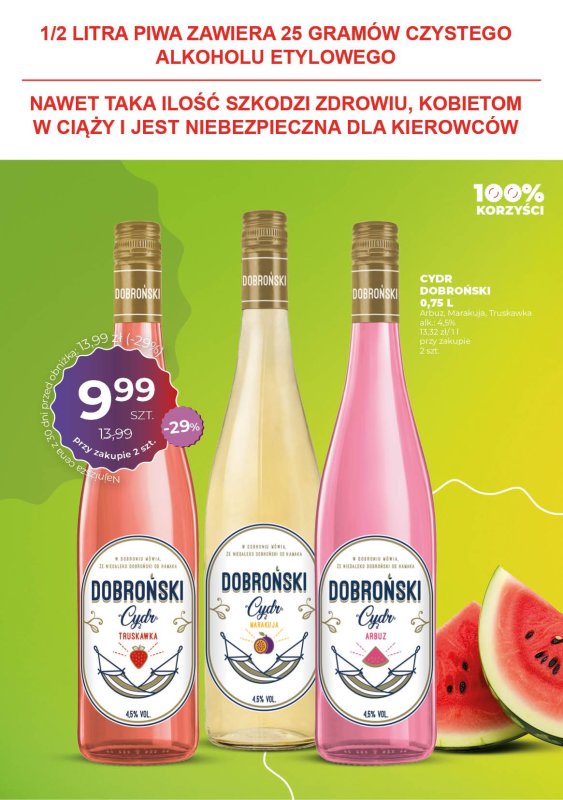Duży Ben - gazetka promocyjna Gazetka piwna od środy 02.07 do wtorku 15.07 - strona 13