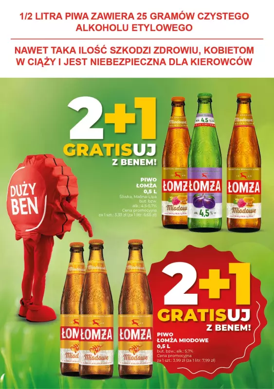Duży Ben - gazetka promocyjna Gazetka piwna od środy 02.07 do wtorku 15.07 - strona 8