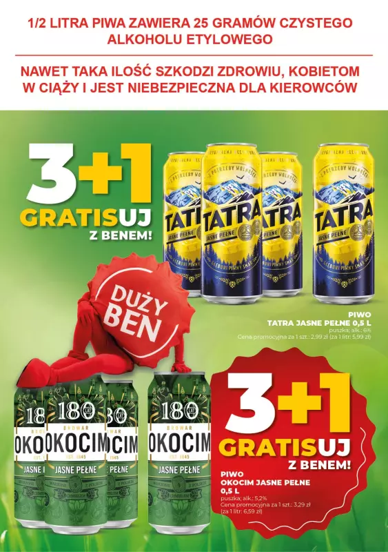 Duży Ben - gazetka promocyjna Gazetka piwna od środy 02.07 do wtorku 15.07 - strona 4