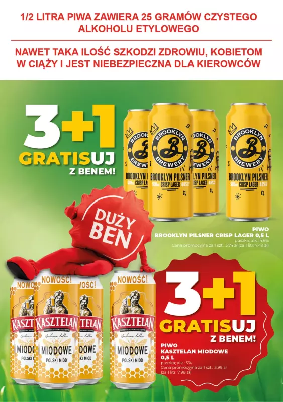 Duży Ben - gazetka promocyjna Gazetka piwna od środy 02.07 do wtorku 15.07 - strona 6