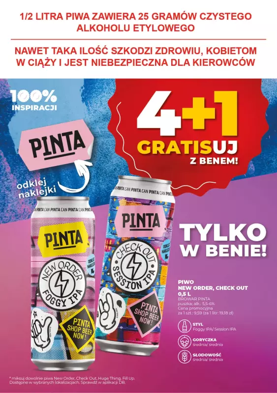 Duży Ben - gazetka promocyjna Gazetka piwna od środy 02.07 do wtorku 15.07 - strona 18