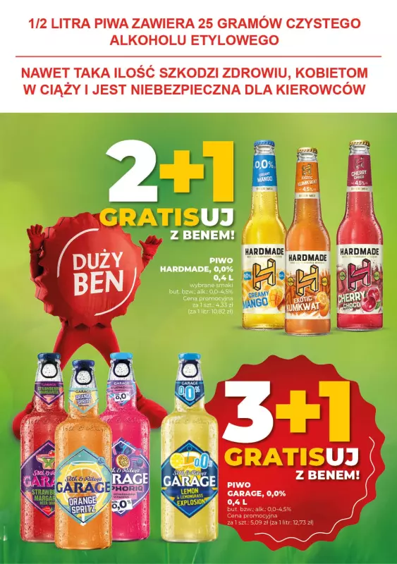 Duży Ben - gazetka promocyjna Gazetka piwna od środy 02.07 do wtorku 15.07 - strona 9