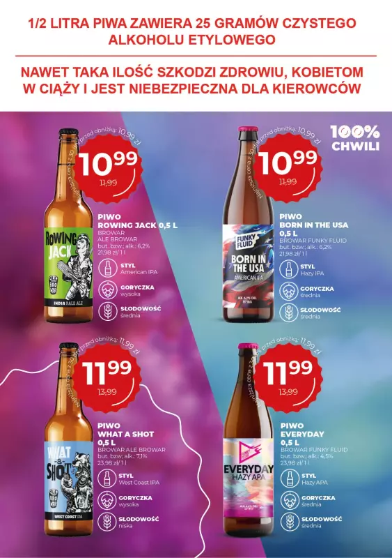 Duży Ben - gazetka promocyjna Gazetka piwna od środy 16.07 do wtorku 29.07 - strona 22