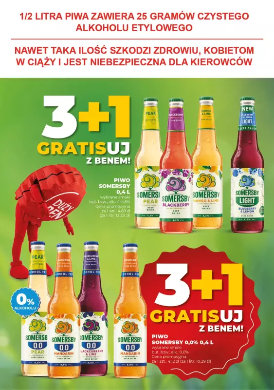 Duży Ben - gazetka promocyjna Gazetka piwna od środy 16.07 do wtorku 29.07 - strona 9