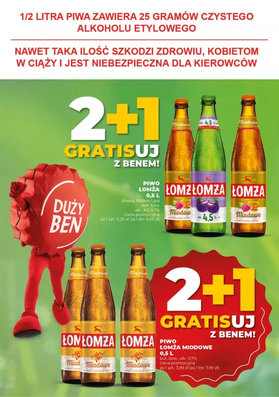 Duży Ben - gazetka promocyjna Gazetka piwna od środy 16.07 do wtorku 29.07 - strona 8