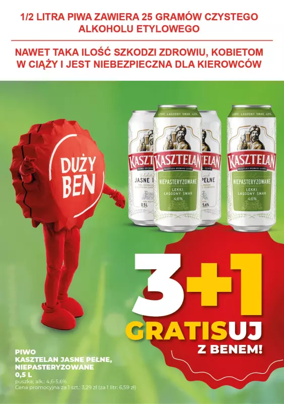 Duży Ben - gazetka promocyjna Gazetka piwna od środy 16.07 do wtorku 29.07 - strona 6