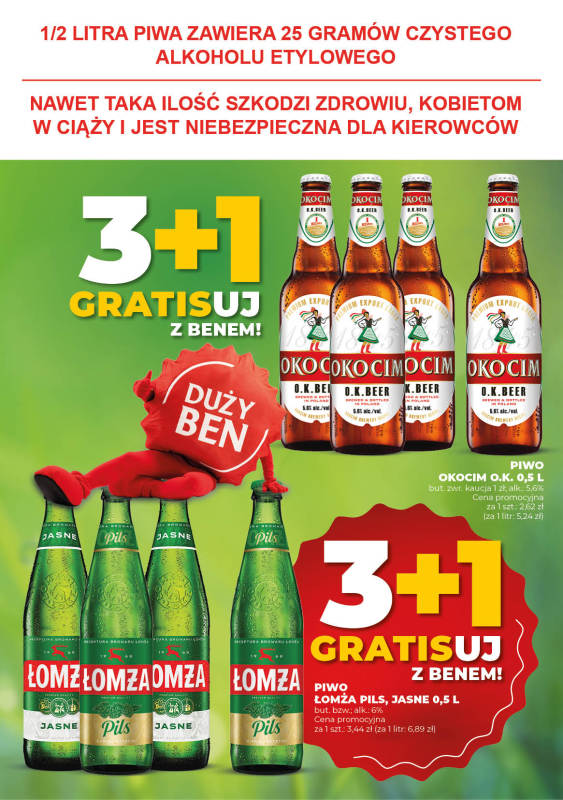 Duży Ben - gazetka promocyjna Gazetka piwna od środy 16.07 do wtorku 29.07 - strona 3