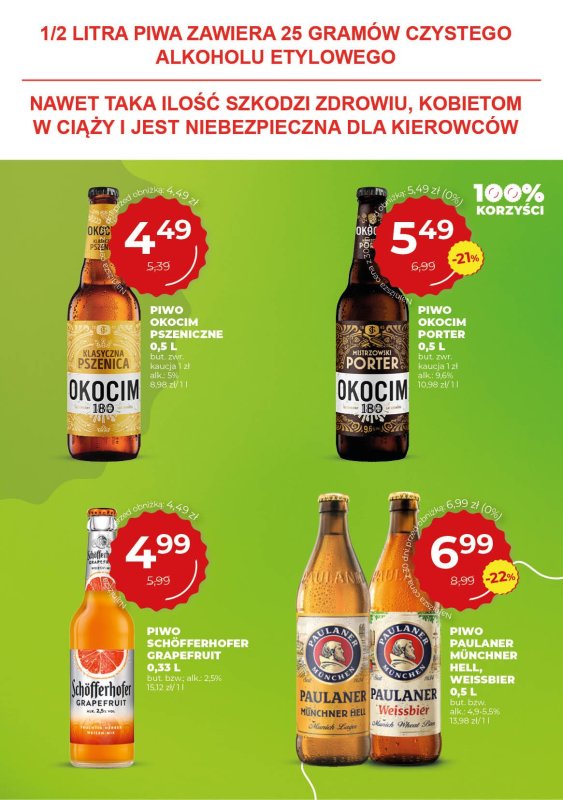 Duży Ben - gazetka promocyjna Gazetka piwna od środy 16.07 do wtorku 29.07 - strona 15