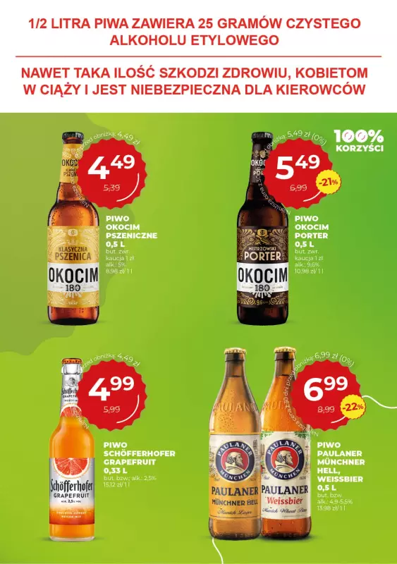 Duży Ben - gazetka promocyjna Gazetka piwna od środy 16.07 do wtorku 29.07 - strona 15