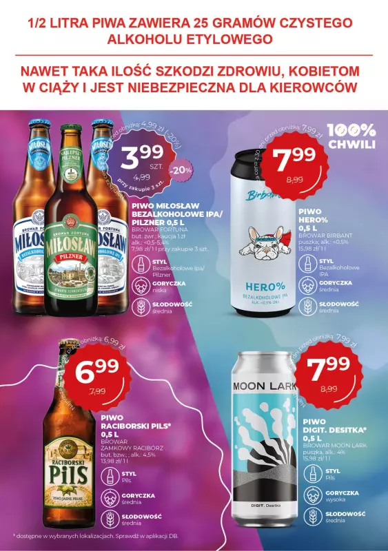 Duży Ben - gazetka promocyjna Gazetka piwna od środy 16.07 do wtorku 29.07 - strona 18