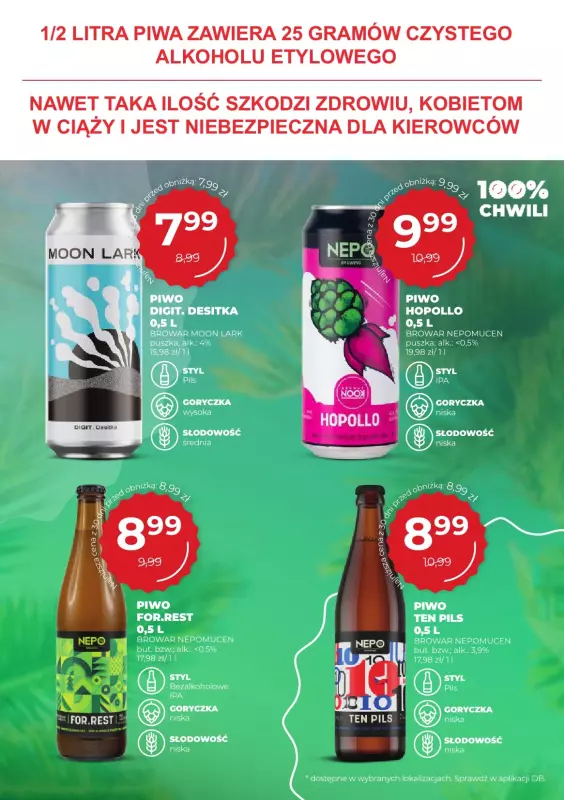 Duży Ben - gazetka promocyjna Gazetka piwna od środy 30.07 do wtorku 12.08 - strona 19