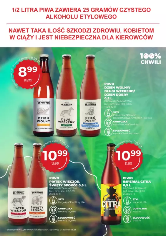 Duży Ben - gazetka promocyjna Gazetka piwna od środy 30.07 do wtorku 12.08 - strona 22