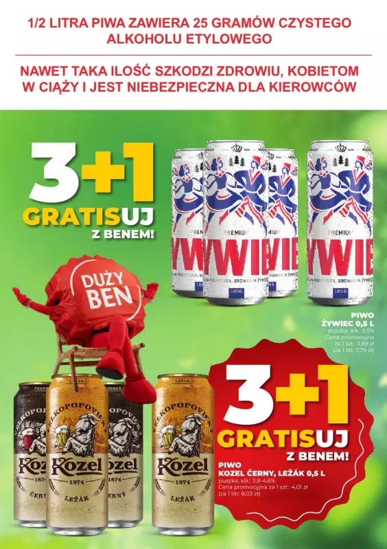 Duży Ben - gazetka promocyjna Gazetka piwna od środy 30.07 do wtorku 12.08 - strona 7