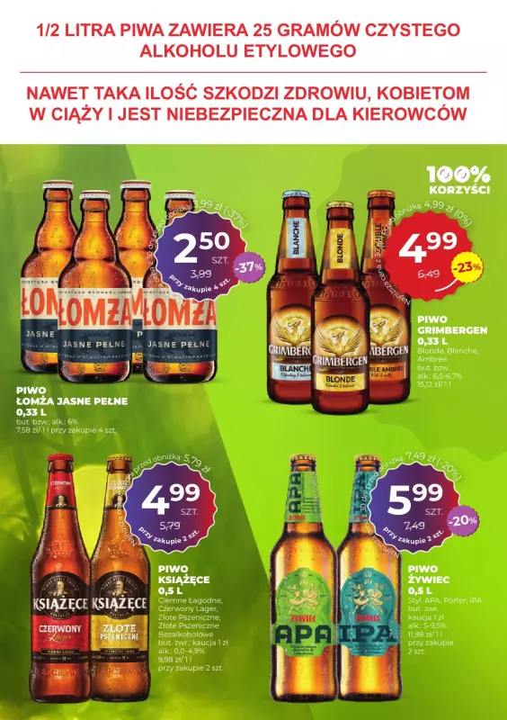 Duży Ben - gazetka promocyjna Gazetka piwna od środy 30.07 do wtorku 12.08 - strona 12
