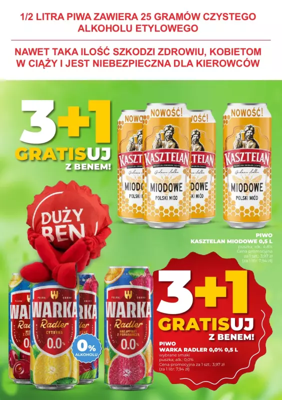 Duży Ben - gazetka promocyjna Gazetka piwna od środy 30.07 do wtorku 12.08 - strona 10