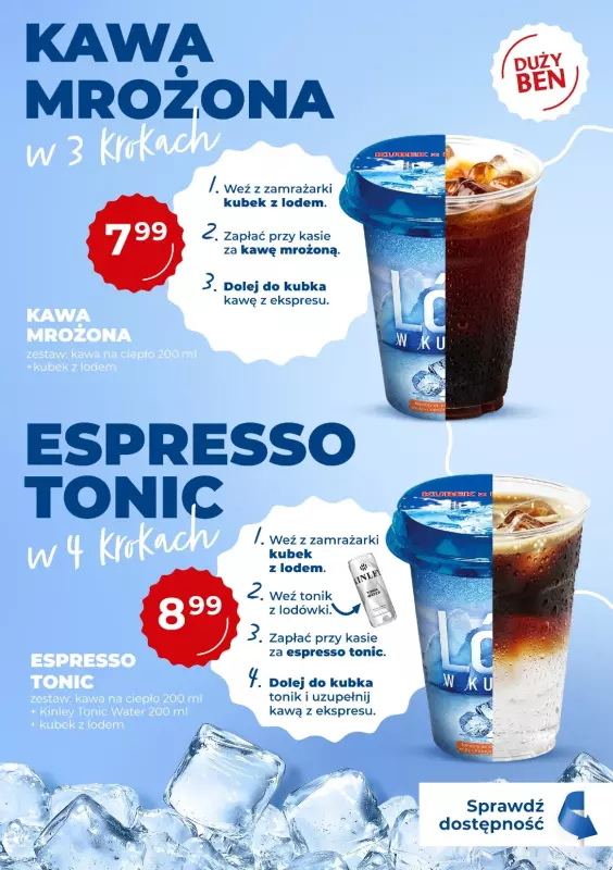 Duży Ben - gazetka promocyjna Kawa mrożona!  