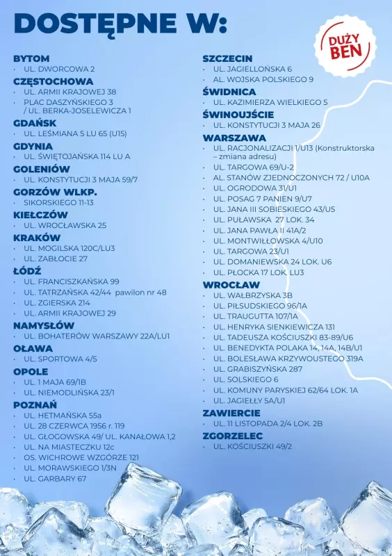 Duży Ben - gazetka promocyjna Kawa mrożona!   - strona 2