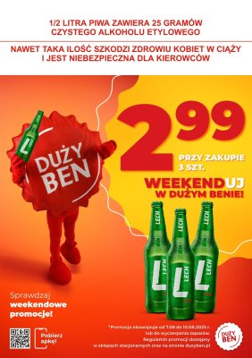 Duży Ben - gazetka promocyjna Weekendowe promocje! od czwartku 07.08 do niedzieli 10.08