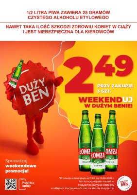 Duży Ben - gazetka promocyjna Weekendowe promocje! od czwartku 07.08 do niedzieli 10.08