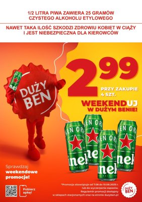 Duży Ben - gazetka promocyjna Weekendowe promocje! od czwartku 07.08 do niedzieli 10.08