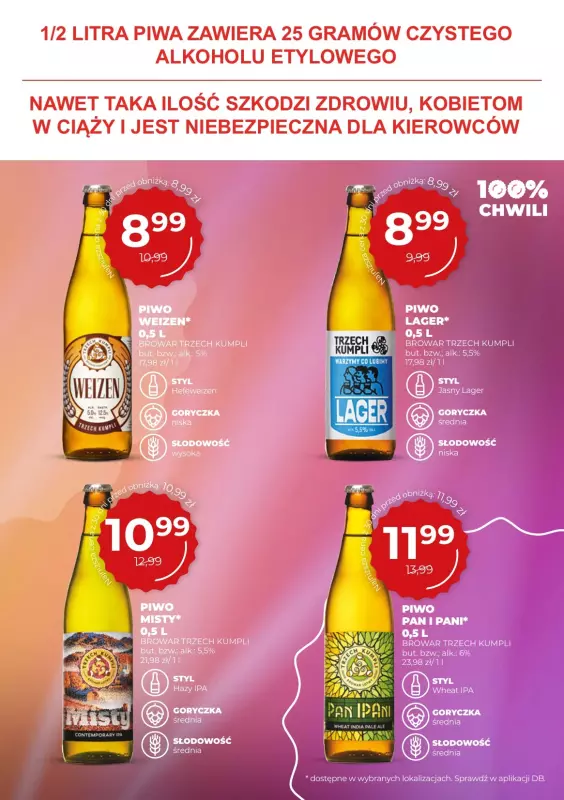 Duży Ben - gazetka promocyjna Gazetka piwna od środy 13.08 do wtorku 26.08 - strona 19