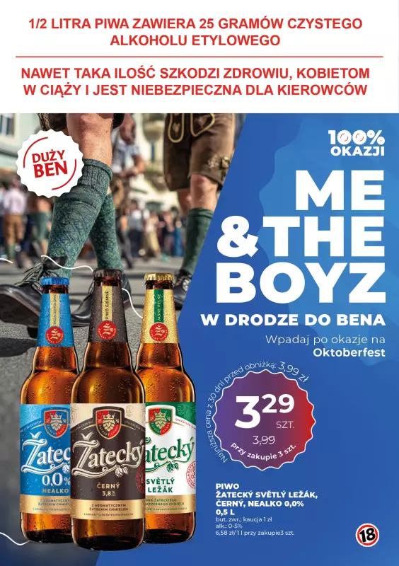 Duży Ben - gazetka promocyjna Gazetka piwna od środy 10.09 do wtorku 23.09 - strona 4