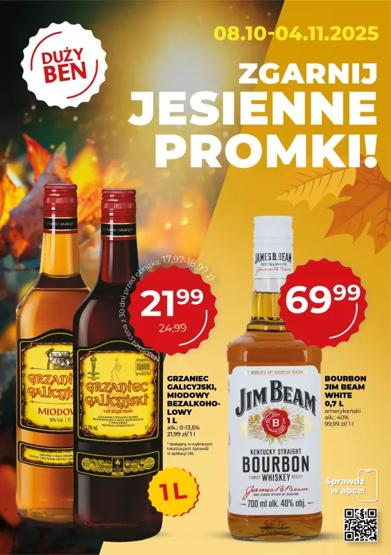 Duży Ben - gazetka promocyjna Gazetka od środy 08.10 do wtorku 04.11