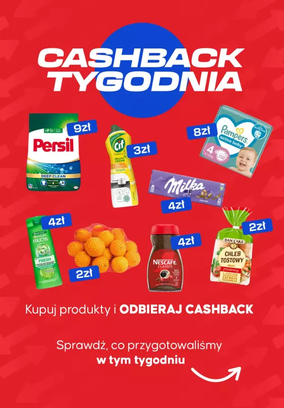 $Kasa wraca - gazetka promocyjna Kupuj produkty i odbieraj zwroty od poniedziałku 15.09 do niedzieli 21.09