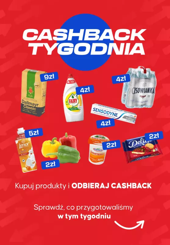 $Kasa wraca - gazetka promocyjna Kupuj produkty i odbieraj zwroty od poniedziałku 22.09 do niedzieli 28.09