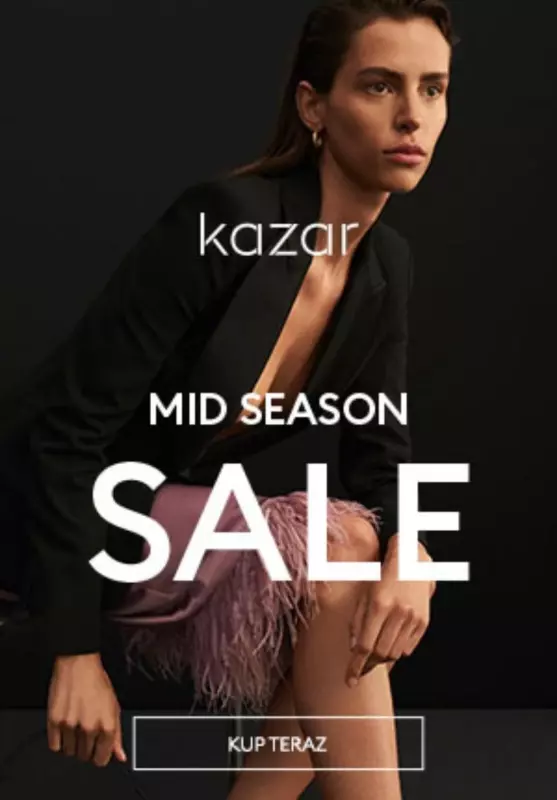 Kazar - gazetka promocyjna Do -30% Mid Season Sale od poniedziałku 18.10 do poniedziałku 25.10