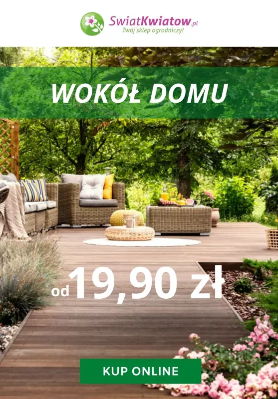 Świat Kwiatów - gazetka promocyjna Od 19,90 zł akcesoria od piątku 14.05 do niedzieli 23.05