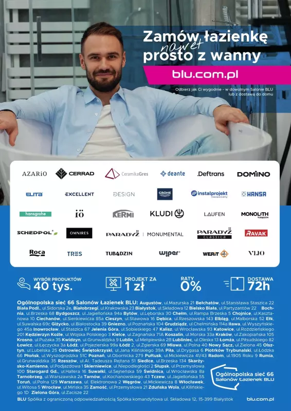 Blu Salony Łazienek - gazetka promocyjna Gazetka cz.4 od soboty 01.02 do piątku 28.02 - strona 6