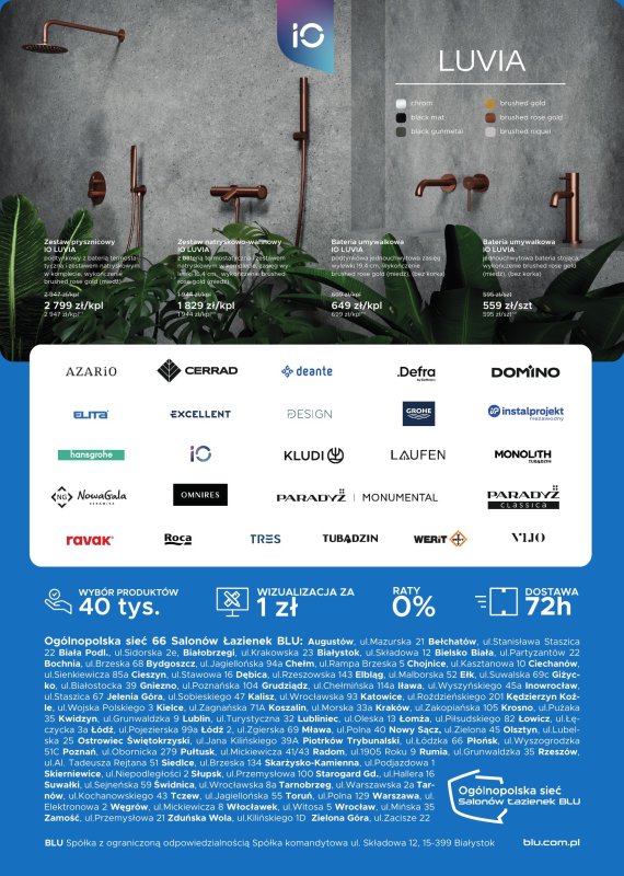 Blu Salony Łazienek - gazetka promocyjna Gazetka cz.3 od środy 01.10 do piątku 31.10 - strona 6