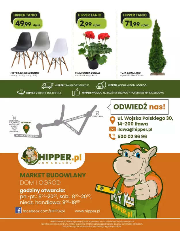 HIPPER.pl - gazetka promocyjna IŁAWA: Wielkie Otwarcie HIPPER! Już w czwartek 25.04! od czwartku 25.04 do soboty 11.05 - strona 16