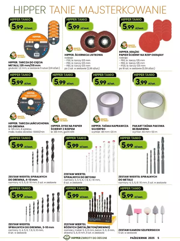 HIPPER.pl - gazetka promocyjna Gazetka od czwartku 25.09 do niedzieli 12.10 - strona 5