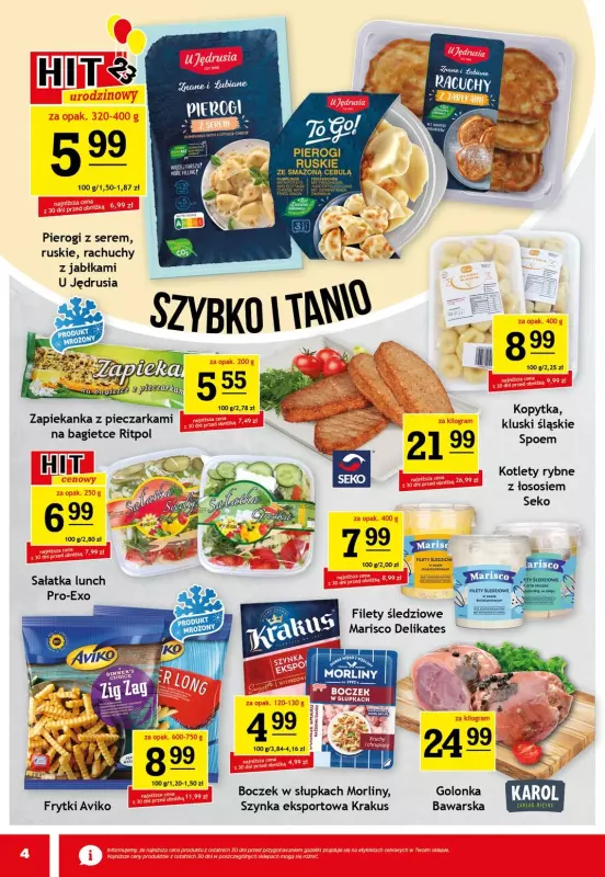 Gram Market - gazetka promocyjna Gazetka od środy 11.09 do wtorku 17.09 - strona 4