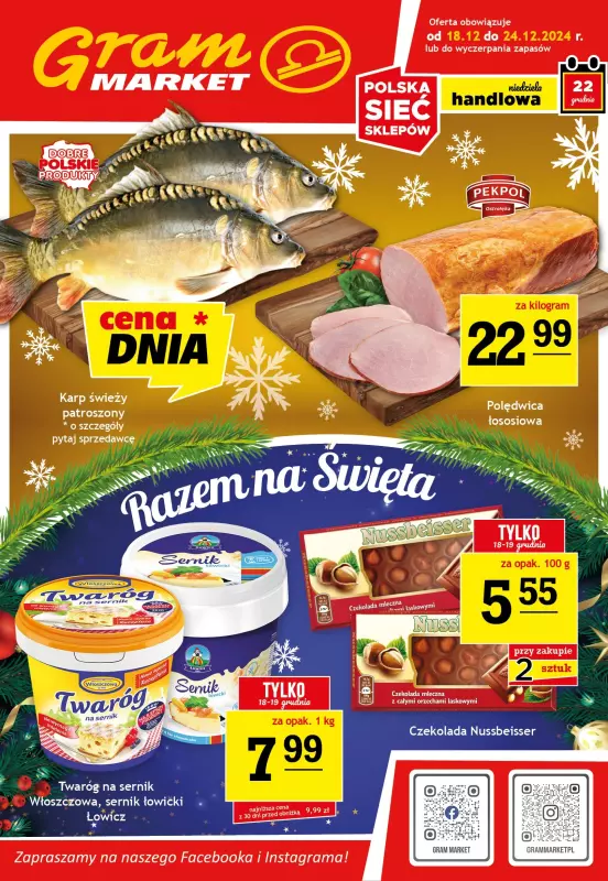 Gram Market - gazetka promocyjna Gazetka  