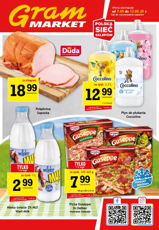 Gram Market - gazetka promocyjna Gazetka od środy 07.05 do wtorku 13.05
