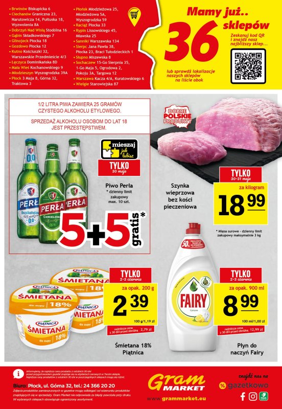 Gram Market - gazetka promocyjna Gazetka  do wtorku 03.06 - strona 16