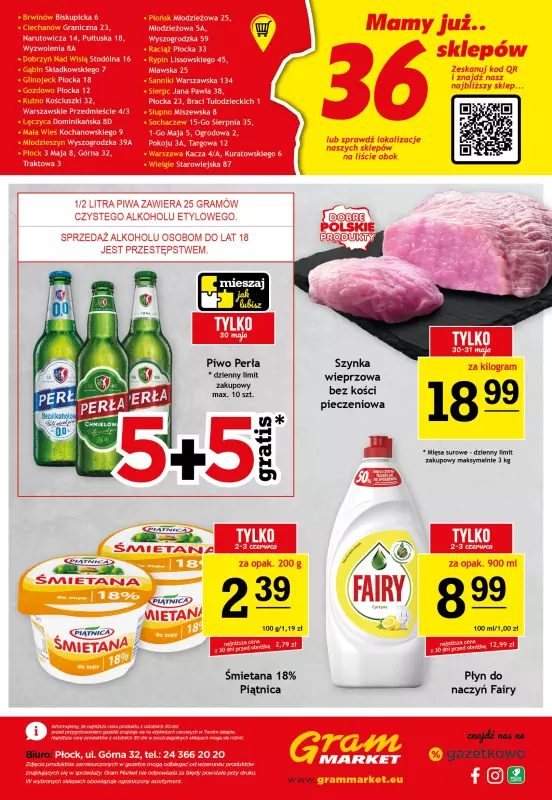 Gram Market - gazetka promocyjna Gazetka od środy 28.05 do wtorku 03.06 - strona 16